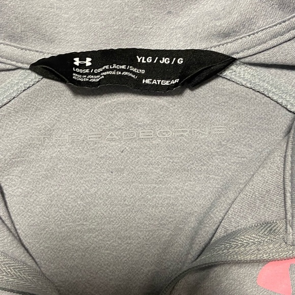 Under Armour Girls YLG Threadborn long sleeve top - Picture 3 of 5